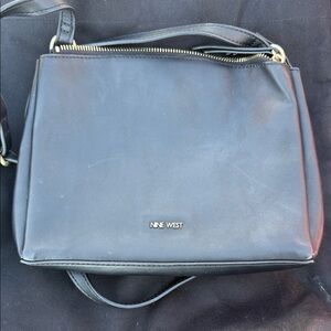 Nine West Midnight Black Shoulder Bag